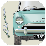 Sunbeam Alpine Series I 1959-60 Coaster 7
